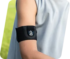 Close-up athlete portrait